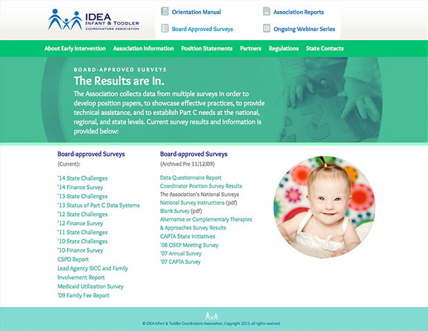 Part C Idea Infant Toddler Website Interior Page